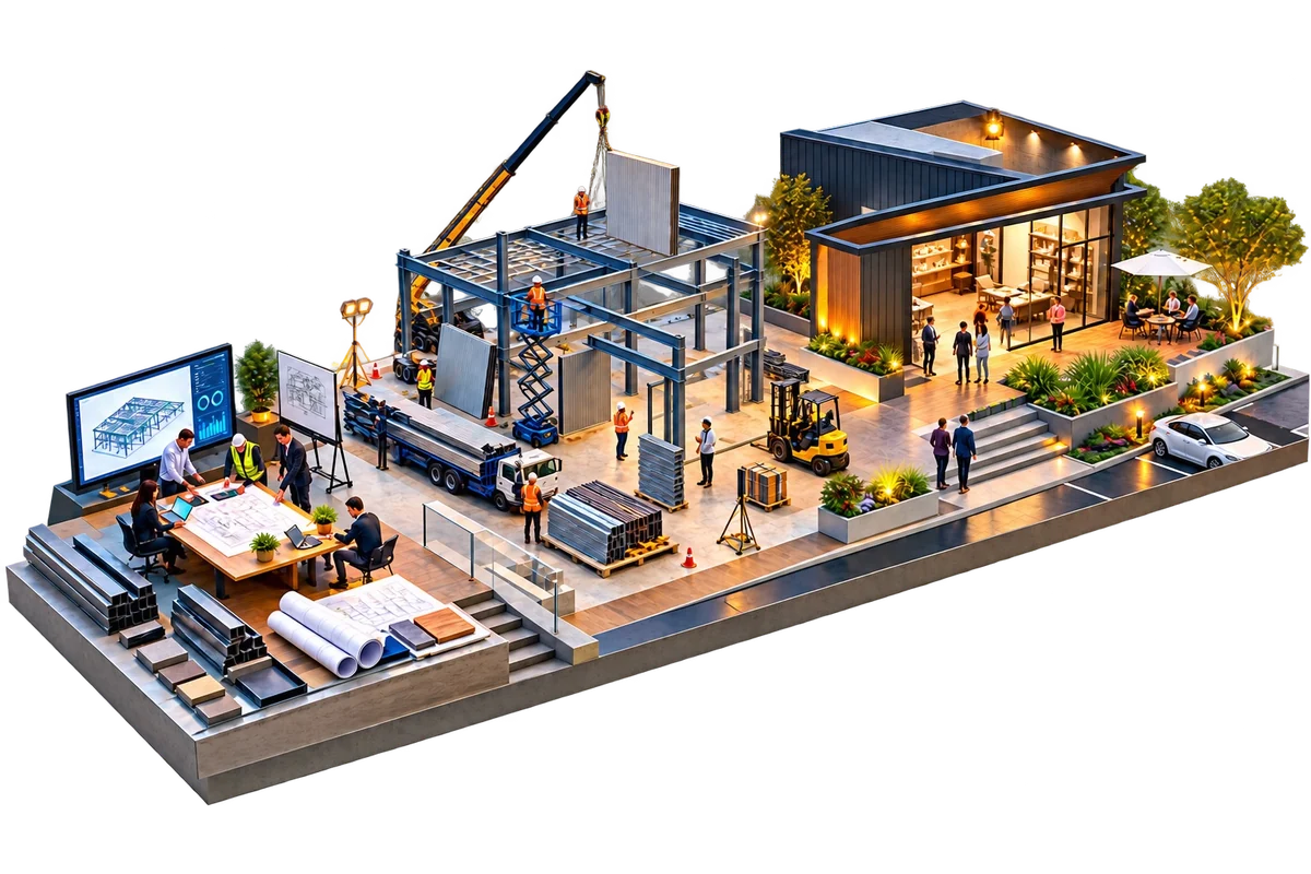 Diorama de obra da campanha A gente dá liga