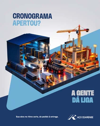 Peça de sustentação da Aço: cronograma apertou?